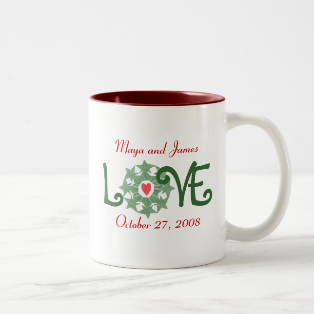 Karate Kat holiday love mug (Right)