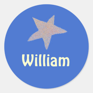 Karate Kat ID--to personalise Classic Round Sticker