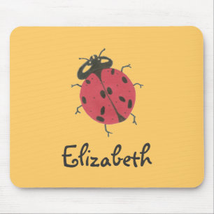 Karate Kat ladybug ID mousepad