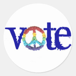 Karate Kat "vote" sticker