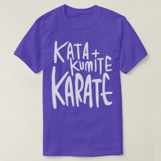 Karate Kata Kumite T-Shirt (Design Front)
