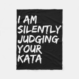 Karate Kata Shotokan Kyokushin Goju Wado O Ryu Nan Fleece Blanket