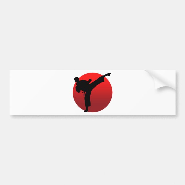 KARATE keri Bumper Sticker (Front)