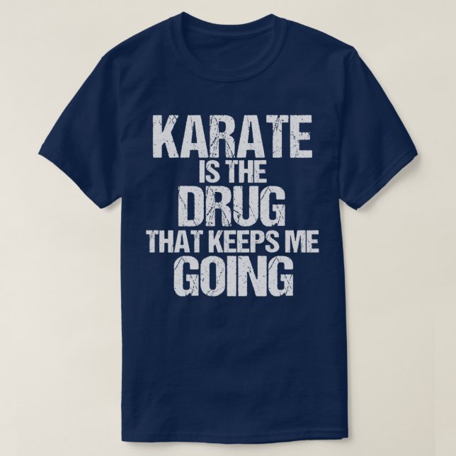 Karate Kick Martial Arts Gift Karate Fighter T-Shirt (Design Front)