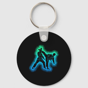 Karate Kickboxing Taekwondo Boys Children Key Ring