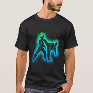 Karate Kickboxing Taekwondo Boys Children T-Shirt
