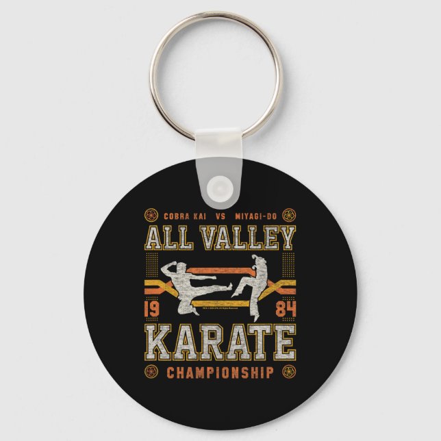 Karate Kid - All Valley Championship  Key Ring (Front)