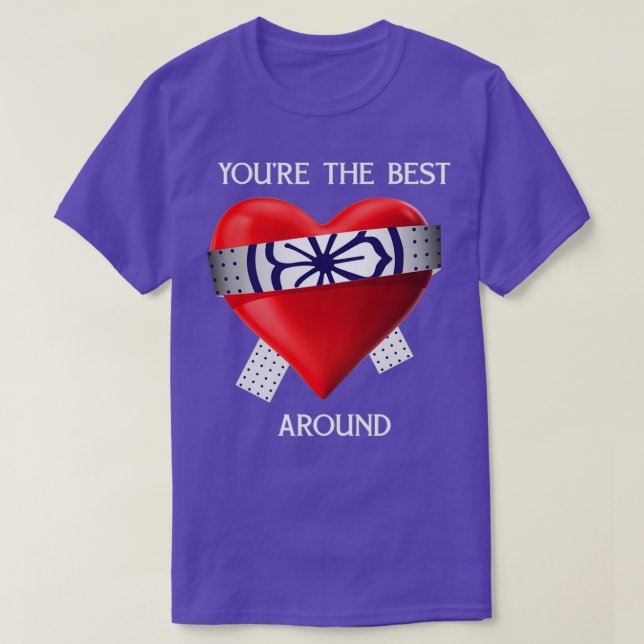 Karate Kid Inspired 1984 Youre the Best Around Val T-Shirt (Design Front)