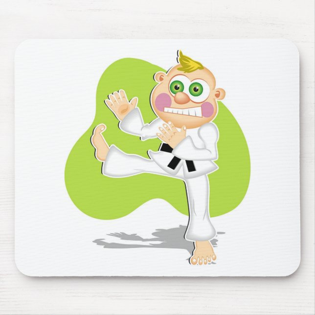 Karate Kid Mouse Mat (Front)