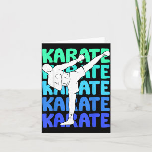 Karate Kids Boys Card