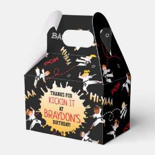 Karate Kids Children Birthday Party Favor Gift Box
