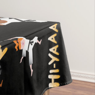 Karate Kids Children Birthday Party Tablecloth