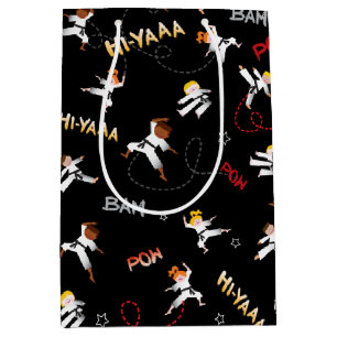 Karate Kids Taekwondo Children Birthday Party Gift Medium Gift Bag