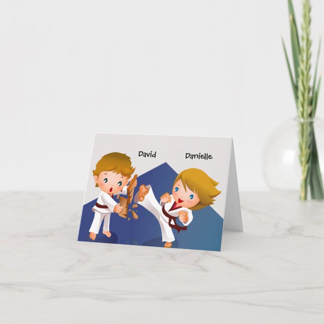 Karate Kids Thank You Notecard (Front)