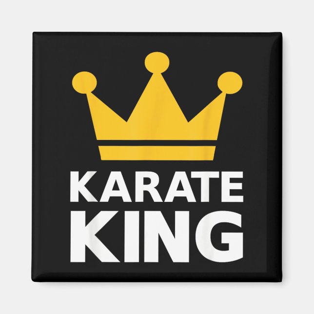 Karate king magnet (Front)