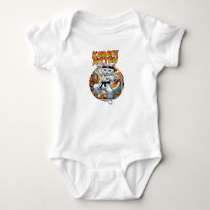 Karate Kitty Baby Bodysuit