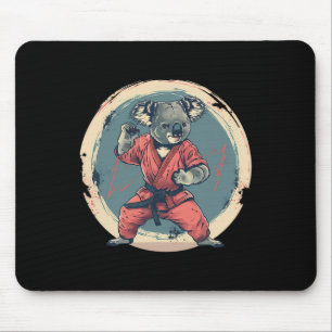 Karate Koala Motif Taekwondo Jiu-jitsu Mma Kickbox Mouse Mat