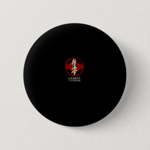 Karate Kyokushin Pullover Hoodie 6 Cm Round Badge