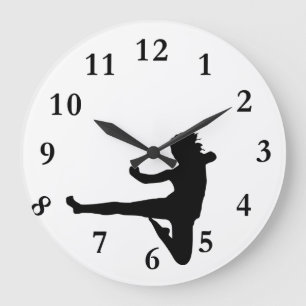 Karate Large Clock