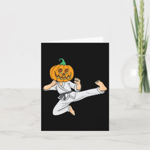 Karate Lazy Halloween Costume Cool Martial Arts Pu Card