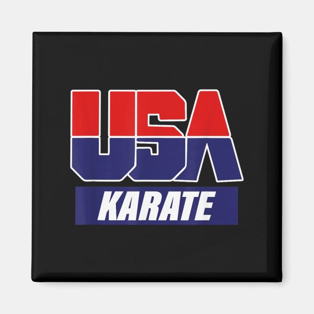 Karate Martial Arts 2021 USA Team Magnet (Front)