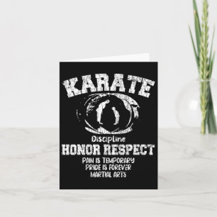 Karate Martial Arts Definition Funny Black Belt Gr Card
