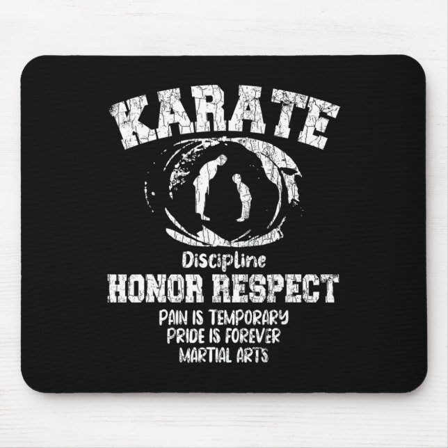 Karate Martial Arts Definition Funny Black Belt Gr Mouse Mat (Front)