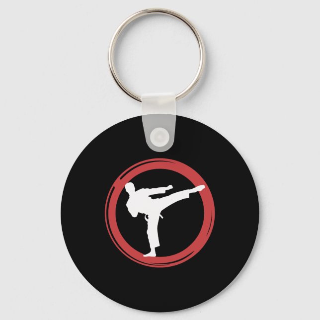 Karate Martial Arts Essence  Key Ring (Front)