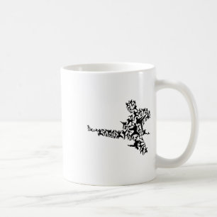 Karate Martial Arts Flying Kick Boxing Kickboxer T Coffee Mug