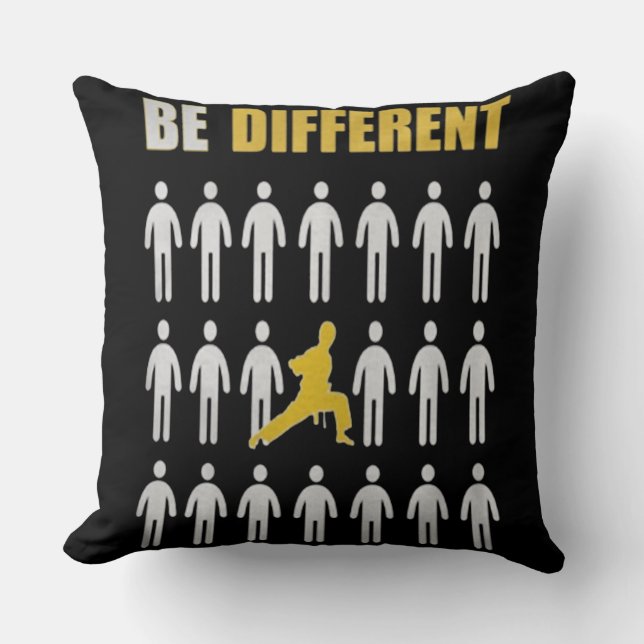 Karate Master  Be Different Custom Gift Cushion (Front)