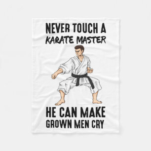 Karate Master Martial Arts Quotes Funny Gift T Shi Fleece Blanket