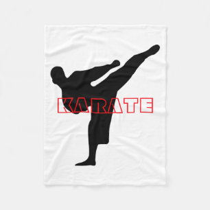 Karate Mens T Shirt Fleece Blanket