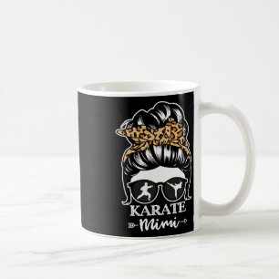Karate Mimi Messy Bun Hair Funny Karate Fighter Mi Coffee Mug