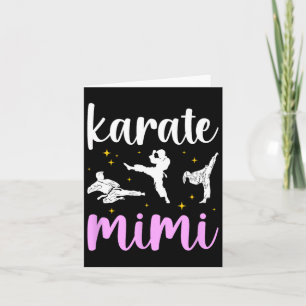 Karate Mimi Proud Karate Mimi Grandma Card