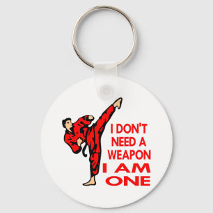 Karate, MMA, I AM A Weapon Key Ring