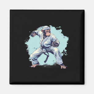 Karate Monkey Martial Arts Kickboxing Judo Mma Mon Magnet