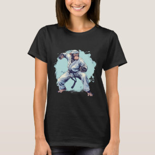 Karate Monkey Martial Arts Kickboxing Judo Mma Mon T-Shirt