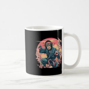 Karate Monkey Sakura Jiu-jitsu Mma Martial Arts Ki Coffee Mug