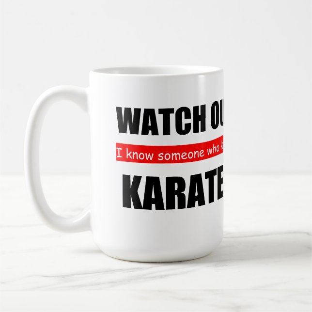 Karate Mug (Left)