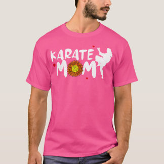 Karate Mum For Women Cute Karate T-Shirt