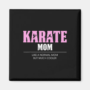 Karate Mum Funny Cooler Magnet