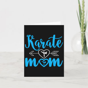 Karate Mum Funny Proud Karate Mum  Card