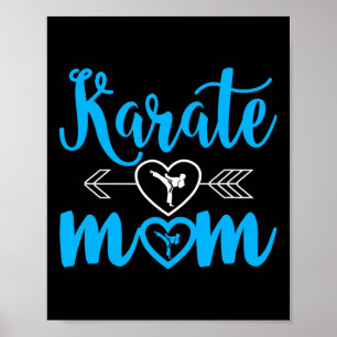 Karate Mum Funny Proud Karate Mum Poster