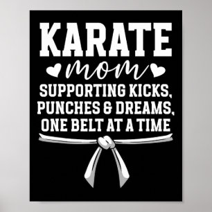Karate Mum Karate Mama Best Karate Mother Poster