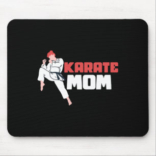 Karate Mum Karateka Self Defence Fighter Mouse Mat