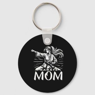 Karate Mum Martial Arts Mother Family Bonding Key Ring