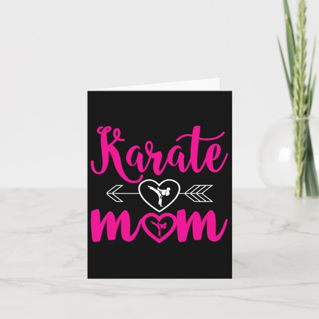 Karate Mum - Mum Can Do Karate  Card (Front)