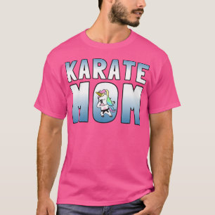 Karate Mum Shirt Family Matching Unicorn