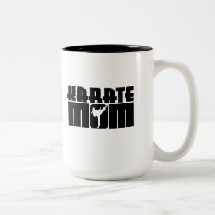 Karate Mum Two-Tone Coffee Mug