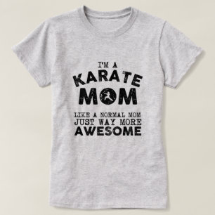 Karate Mum Vintage (Black) T-Shirt